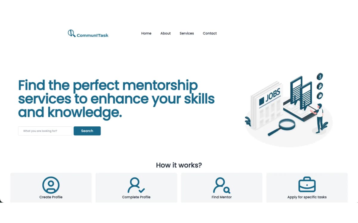 An image of the Communitask project.